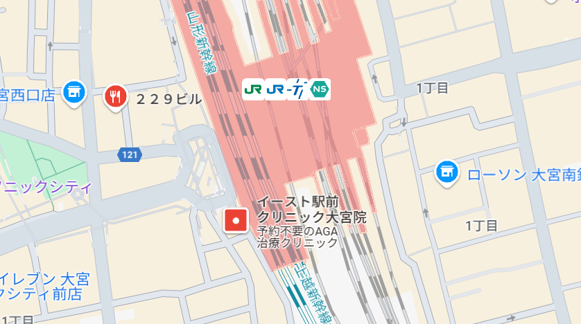イースト駅前クリニック大宮院ーAGA薄毛医療ナビ