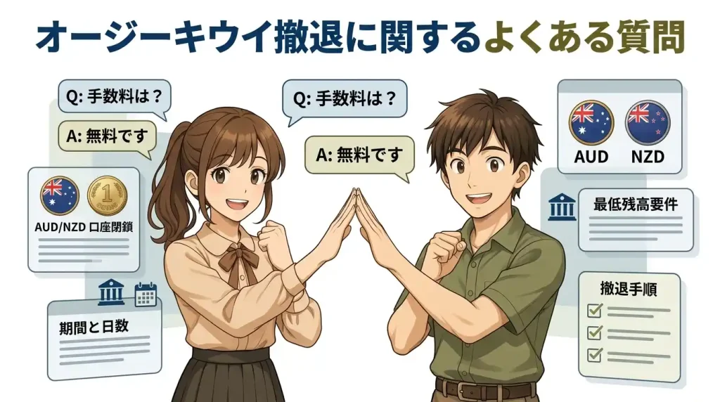オージーキウイ撤退に関するよくある質問（FAQ）