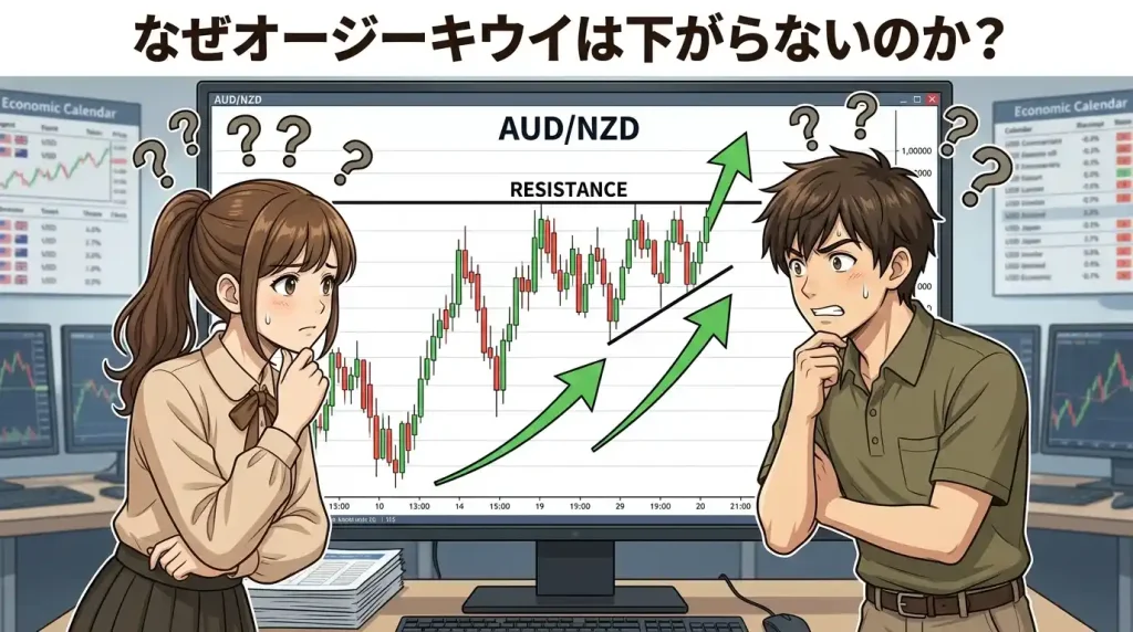 なぜオージーキウイは下がらないのか？ファンダメンタルズ解説
