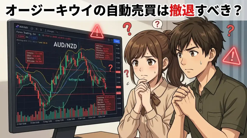 オージーキウイの自動売買、撤退すべき？結論から