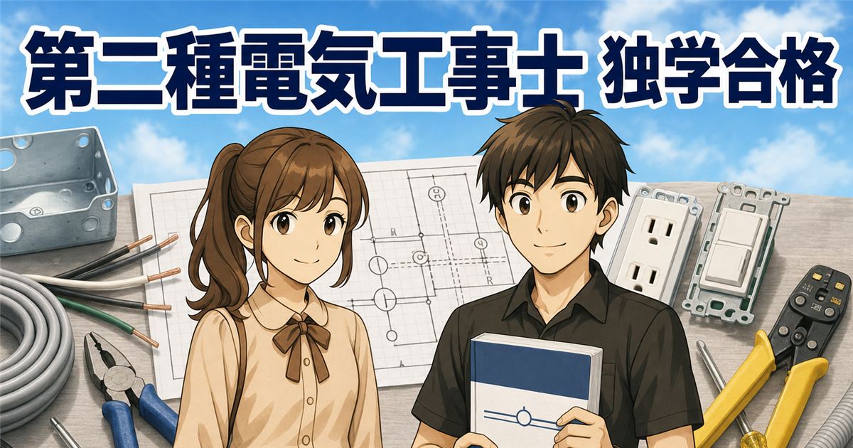 第二種電気工事士は独学で合格できる｜有資格者が教える学科・技能の勉強法とロードマップ