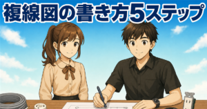 第二種電気工事士 複線図の書き方5ステップ｜合格者が教えるコツとよくある間違い