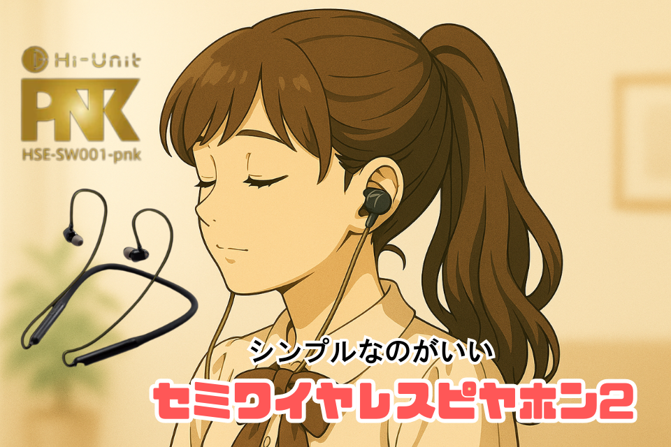 セミワイヤレスピヤホン2 レビュー