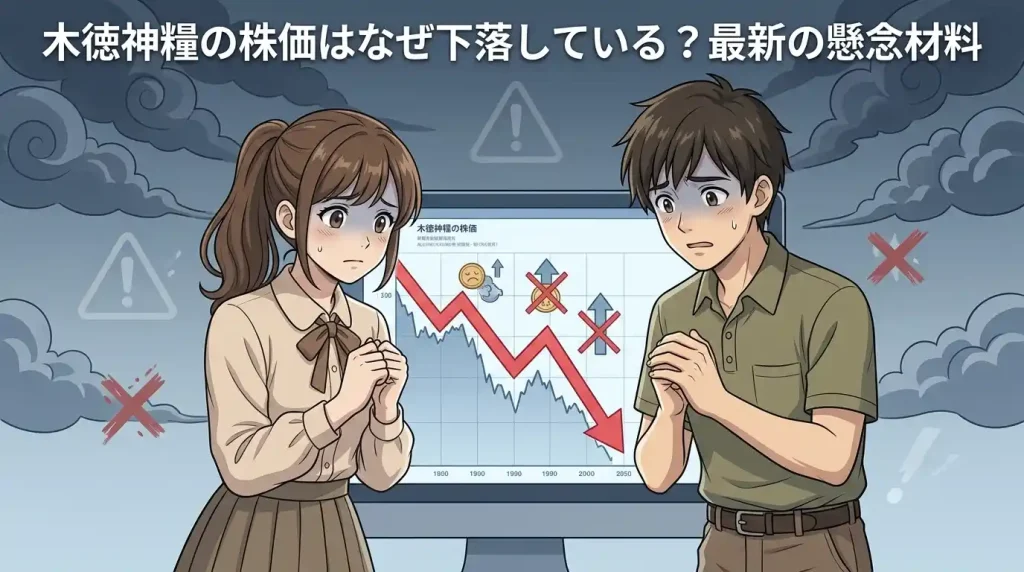 木徳神糧の株価はなぜ下落している？最新の懸念材料