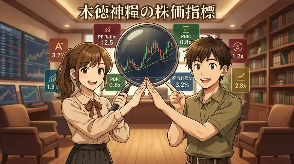 木徳神糧の株価指標｜PER・PBR・配当利回りで割安度をチェック
