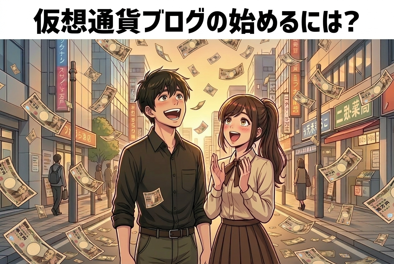 仮想通貨ブログの始め方・稼ぎ方|月1万円を目指すロードマップ【最新版】