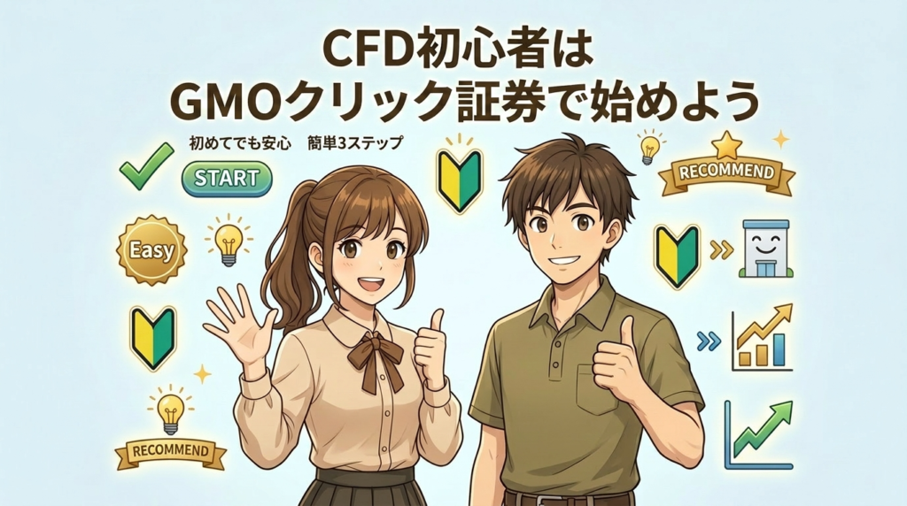 まとめ:CFD初心者はGMOクリック証券で始めよう