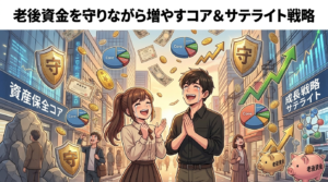 50代のお金の増やし方5選｜老後資金を守りながら増やすコア＆サテライト戦略