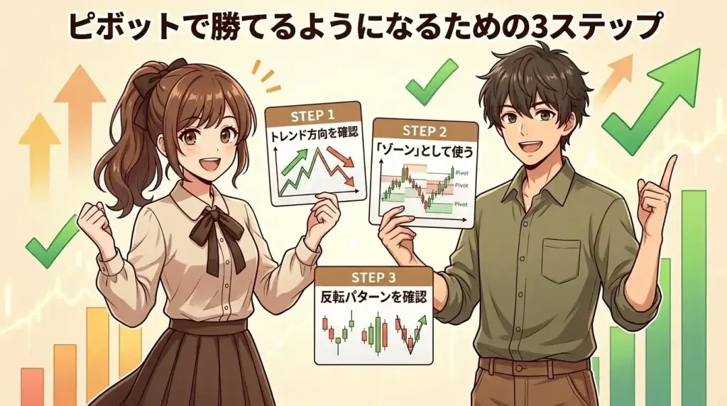 ピボットで勝てるようになるための3ステップ