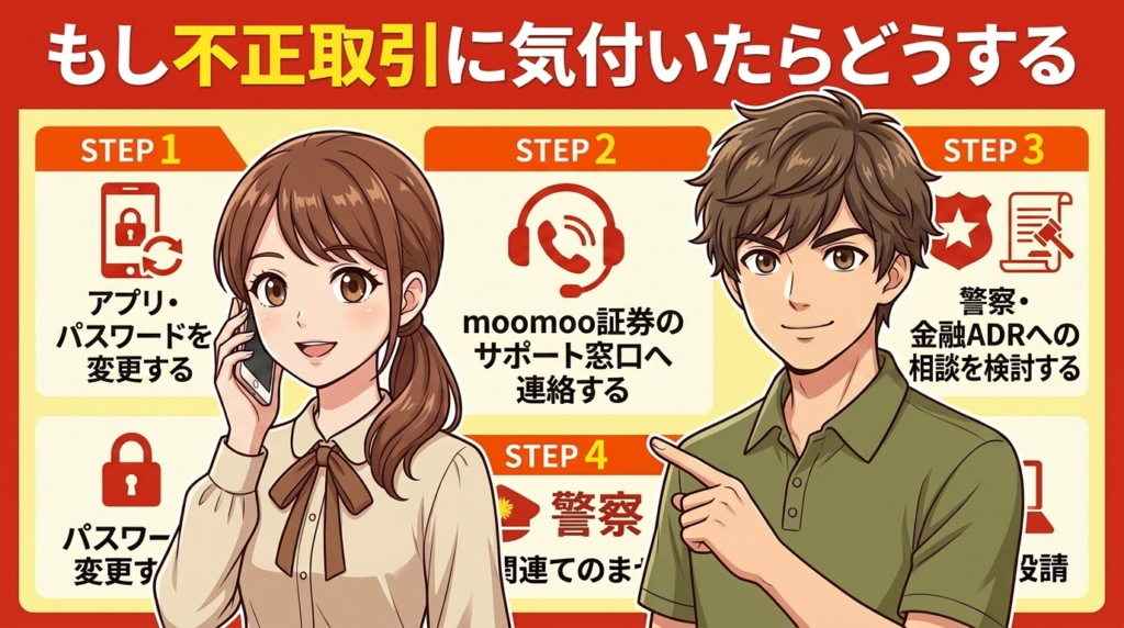 もし不正取引に気付いたらどうする