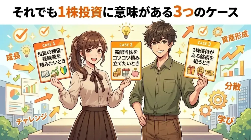 それでも1株投資に意味がある3つのケース