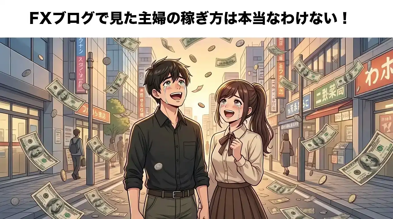 FXブログで見た主婦の稼ぎ方は本当？初心者が失敗しない始め方をFX歴20年の夫が解説
