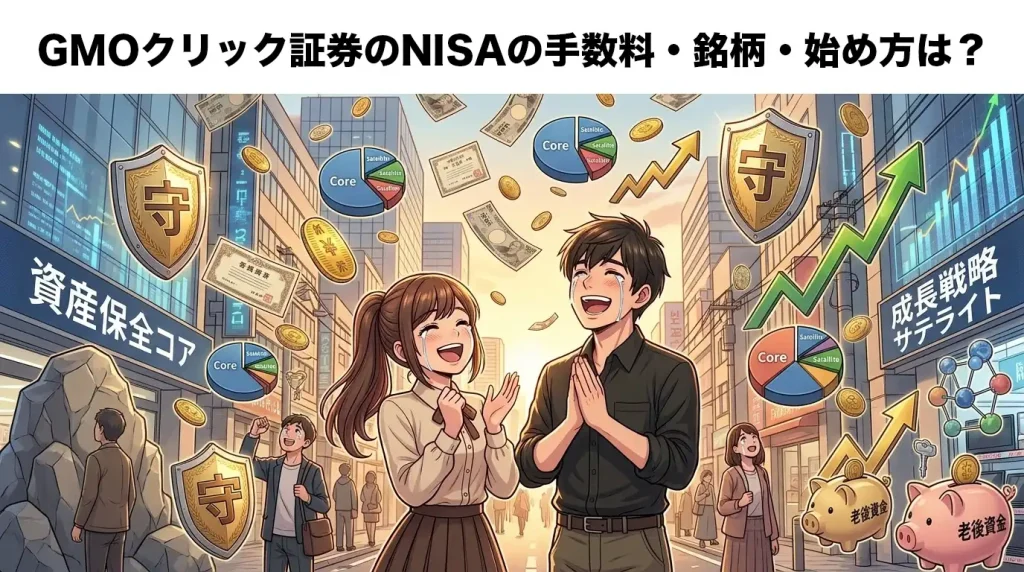 GMOクリック証券のNISAを初心者向けに解説｜手数料・銘柄・始め方まとめ