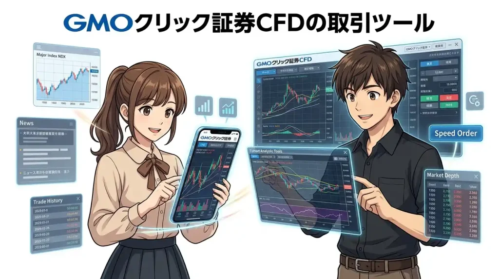 GMOクリック証券CFDの取引ツール