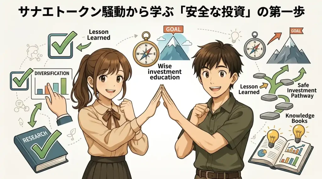 まとめ|サナエトークン騒動から学ぶ「安全な投資」の第一歩