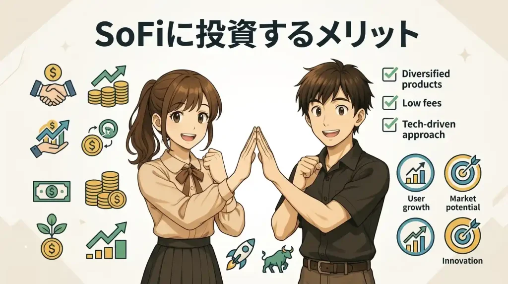 SoFi（SOFI）に投資するメリット