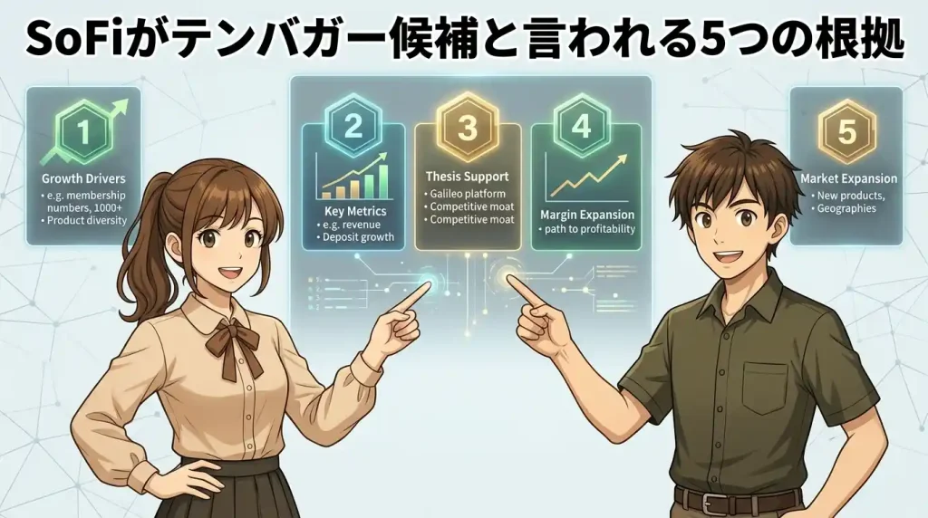 SoFiがテンバガー候補と言われる5つの根拠