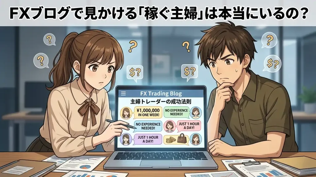 FXブログで見かける「稼ぐ主婦」は本当にいるの?