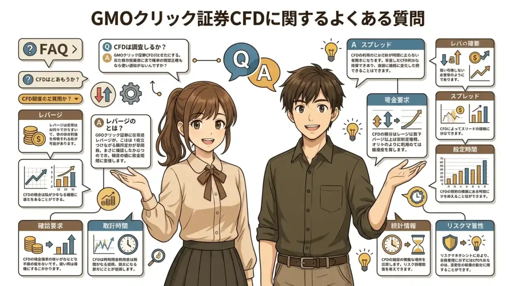 GMOクリック証券CFDに関するよくある質問