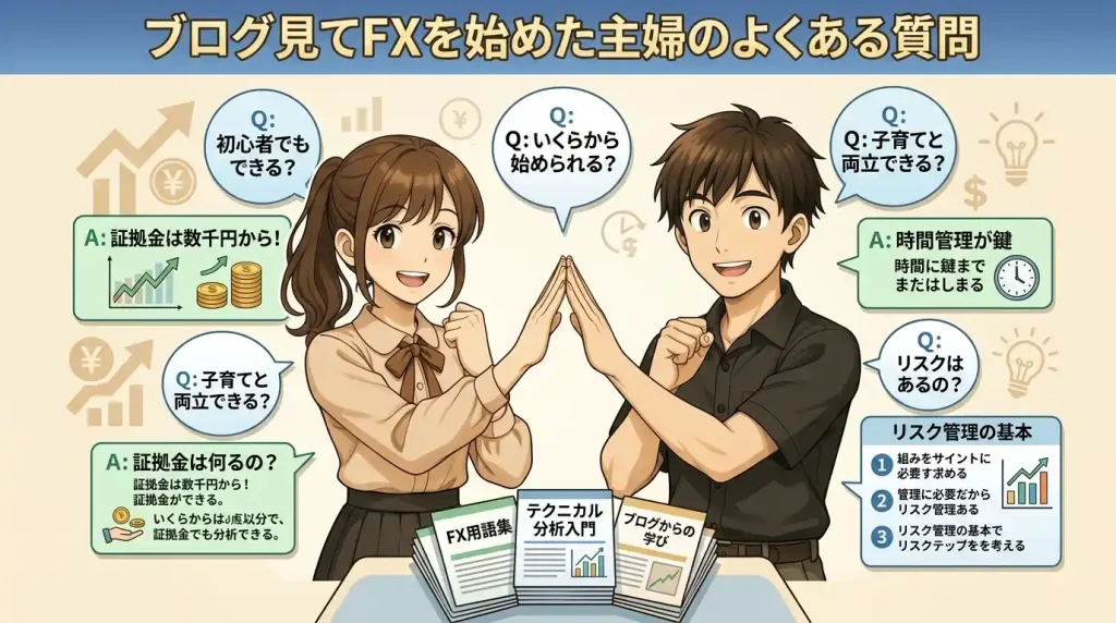 FXを始めた主婦のよくある質問【FAQ】