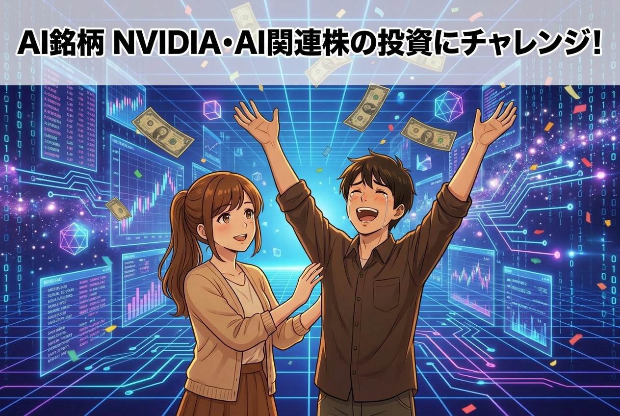 AI銘柄の買い方は3つ！初心者が5,000円からNVIDIA・AI関連株に投資する方法