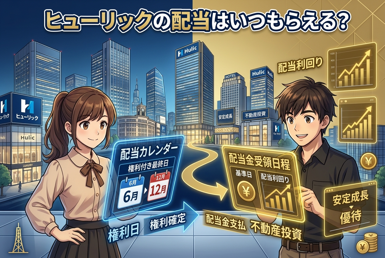 ヒューリックの配当はいつもらえる？支払日・100株でいくらかを一次情報で解説