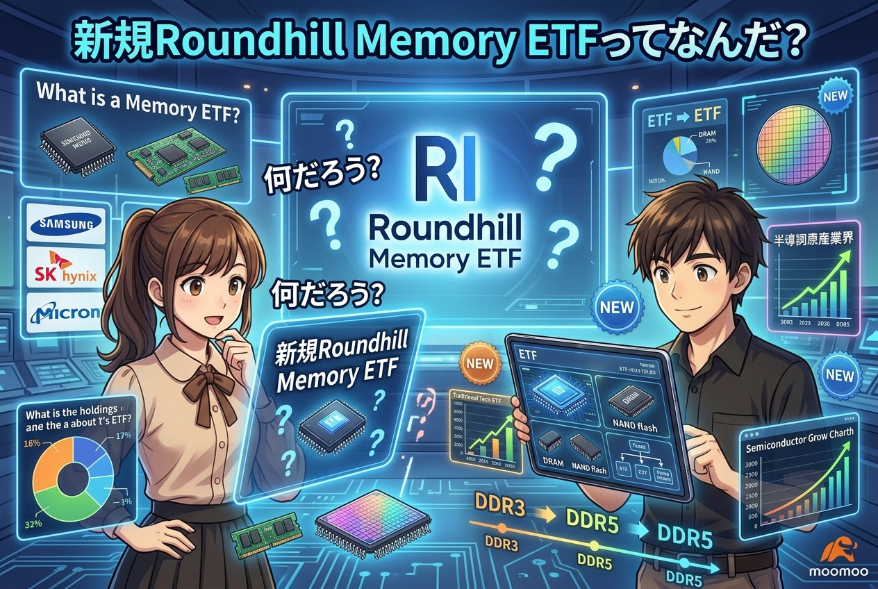 DRAM ETF（Roundhill Memory ETF）とは？構成銘柄・リスクと日本での買い方を解説【最新】