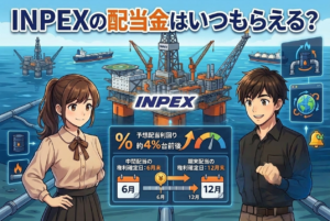 INPEX（インペックス）の配当金はいつもらえる？支払日・100株でいくらかを一次情報で解説