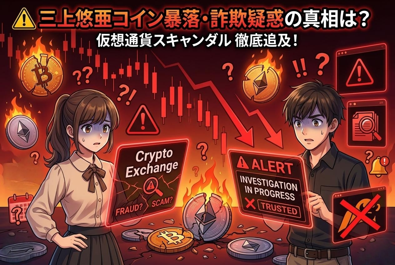 三上悠亜コイン（MIKAMI）とは？暴落・詐欺疑惑の真相と暗号資産の安全な始め方を解説