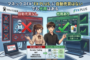 マネックスFX「FX PLUS」に自動売買はある？IFD・OCO・IFDOCO・トレールで代替する方法を解説