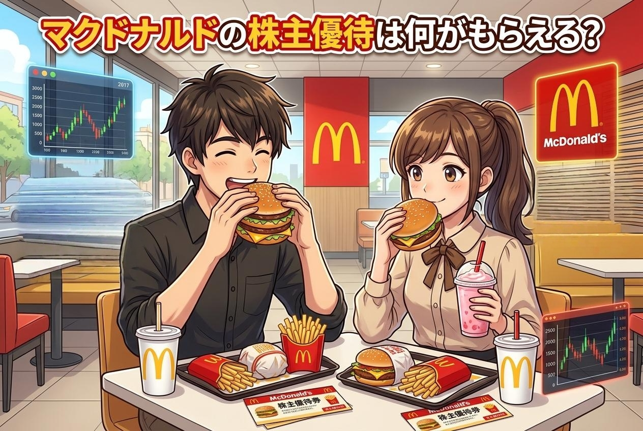 マクドナルドの株主優待は何がもらえる?配当・必要金額・初心者向けの買い方まで解説【2026年版】