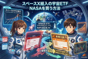 【最新】NASA ETFはどこで買える？スペースX組入の宇宙ETFをmoomooで1ドルから買う方法