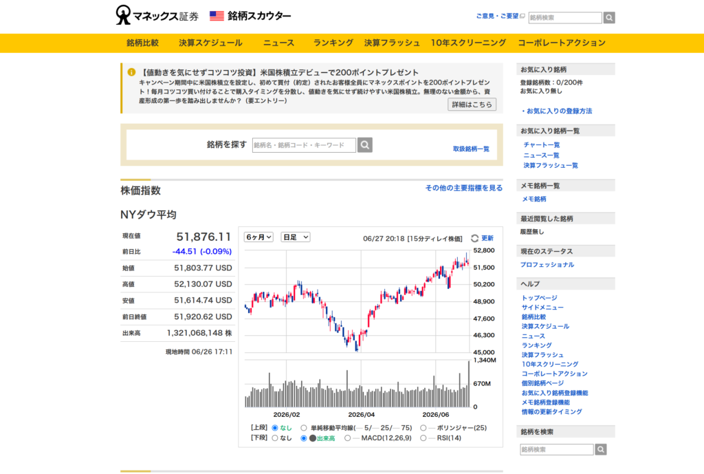銘柄スカウター米国株