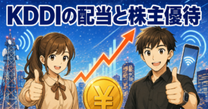 KDDIの配当金の権利確定日はいつ？100株でいくら・24期連続増配を一次情報で解説