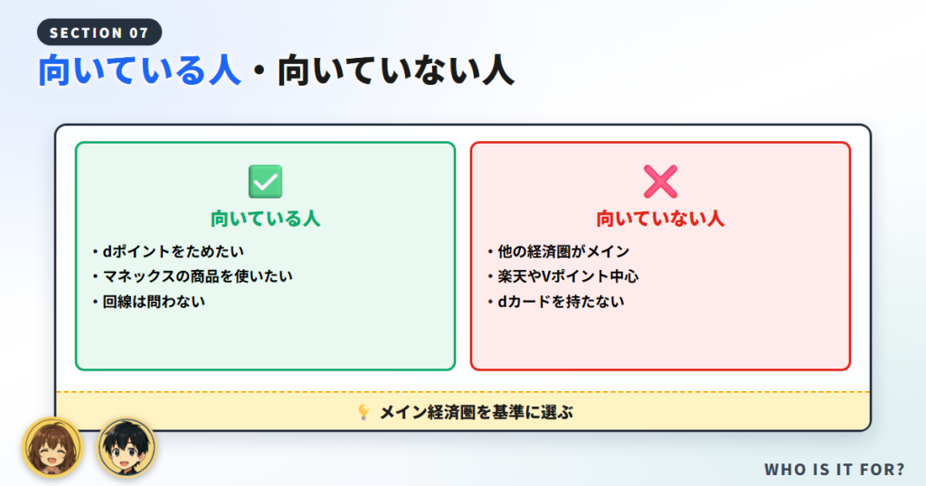 向いている人・向いていない人