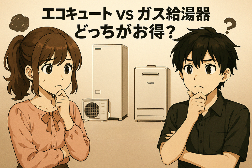 エコキュート ガス 比較