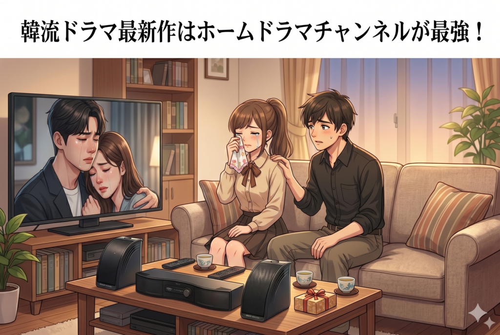韓流ドラマ最新作はホームドラマチャンネルが最強！動画サービス未配信の名作も観られる理由